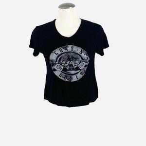 Guns N’ Roses Licensed Band Tee Black Graphic T-Shirt XS